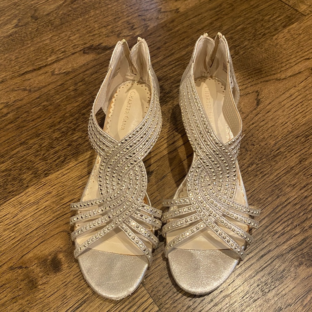 Women's Ginifur Embellished Strappy Wedge Sandals